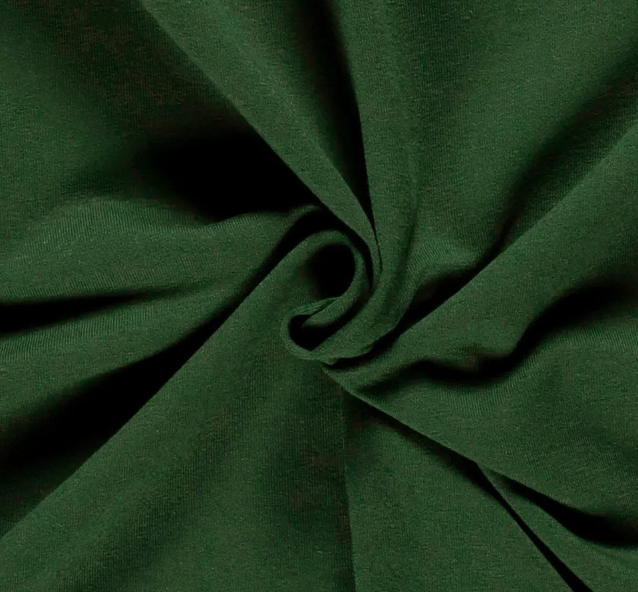 89CM DARL GREEN REMNANT LOOP BACK FRENCH TERRY