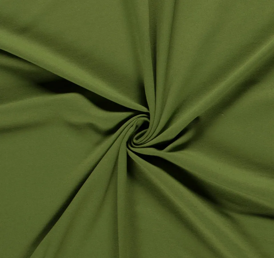 89CM DARL GREEN REMNANT LOOP BACK FRENCH TERRY