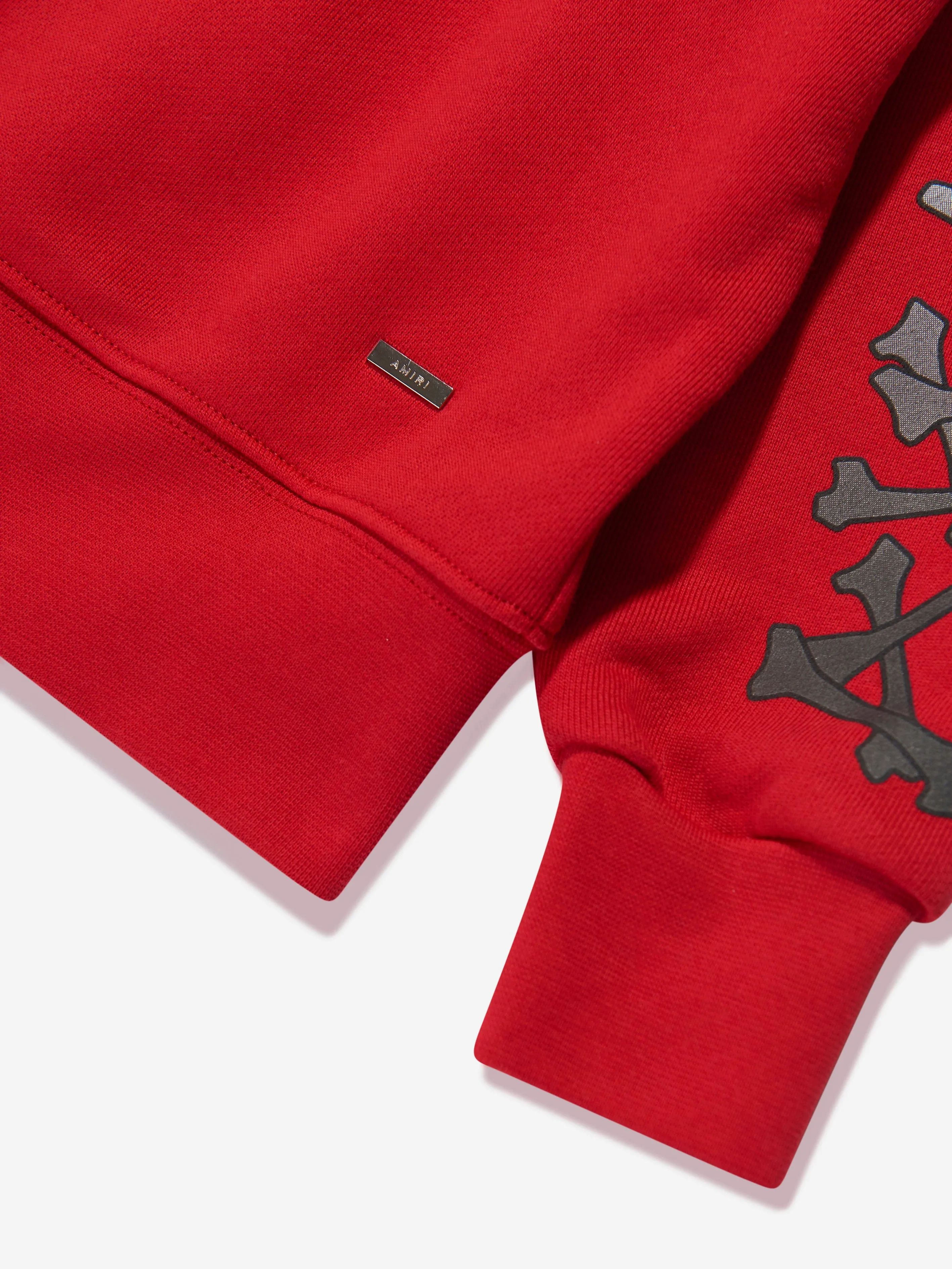 Amiri Kids Bones Sweatshirt in Red