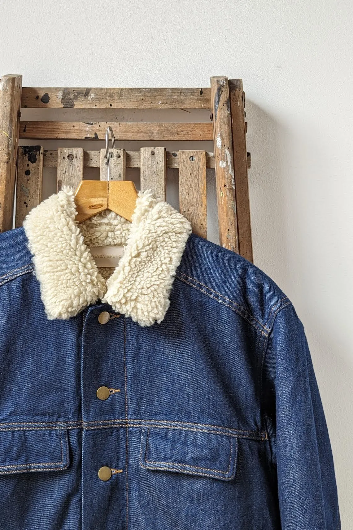 Anje Sherpa Denim Jacket