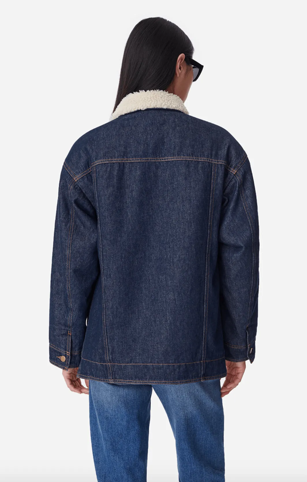 Anje Sherpa Denim Jacket