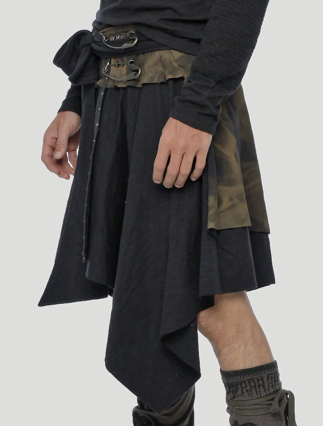 Ash Kilt Wrap Skirt