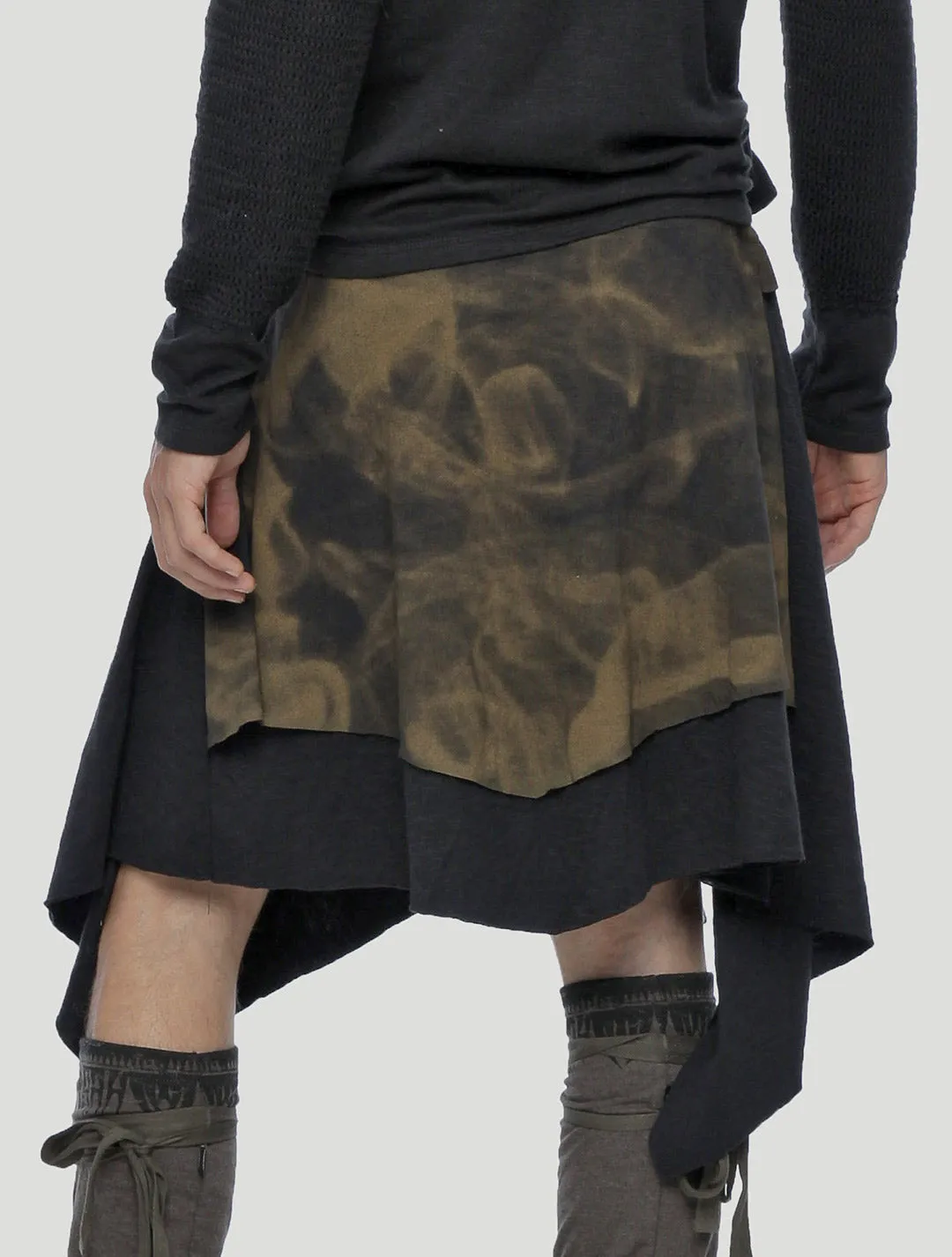 Ash Kilt Wrap Skirt