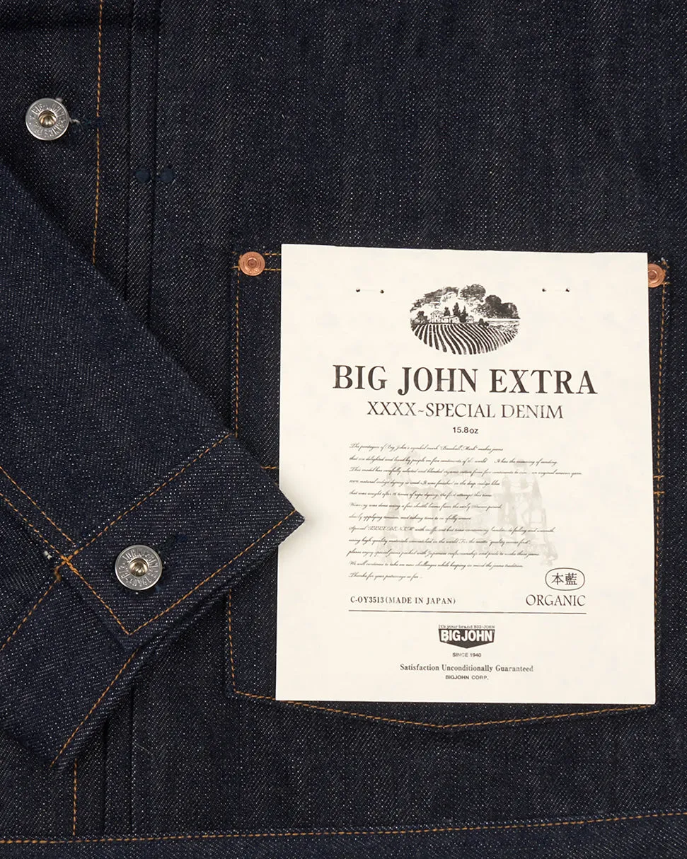 Big John XXXX-Extra XX601 Denim Jacket - 15.8oz Unsanforized Selvedge Denim