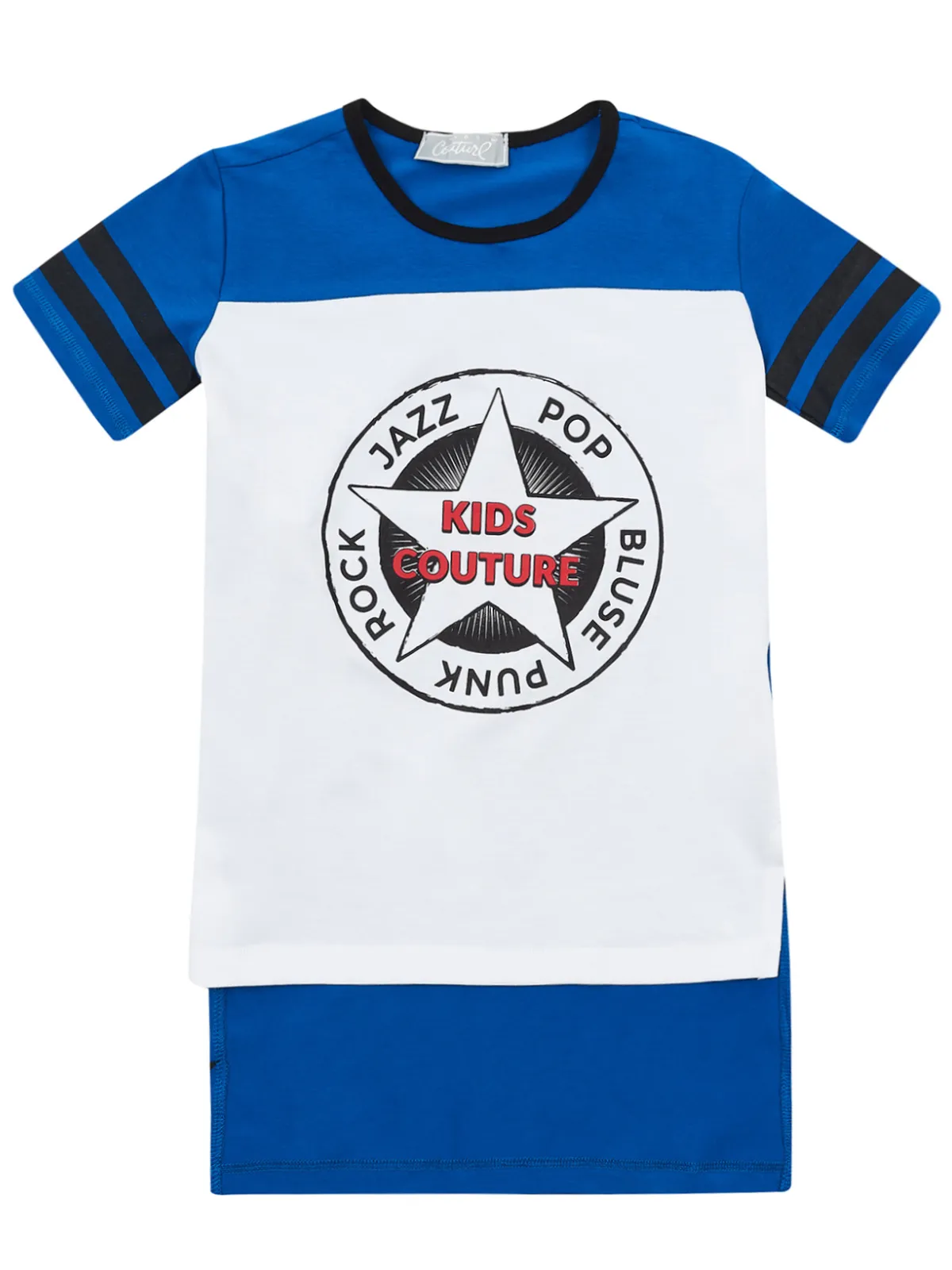 Blue Music Genres Set of 2 T-Shirts by Kids Couture