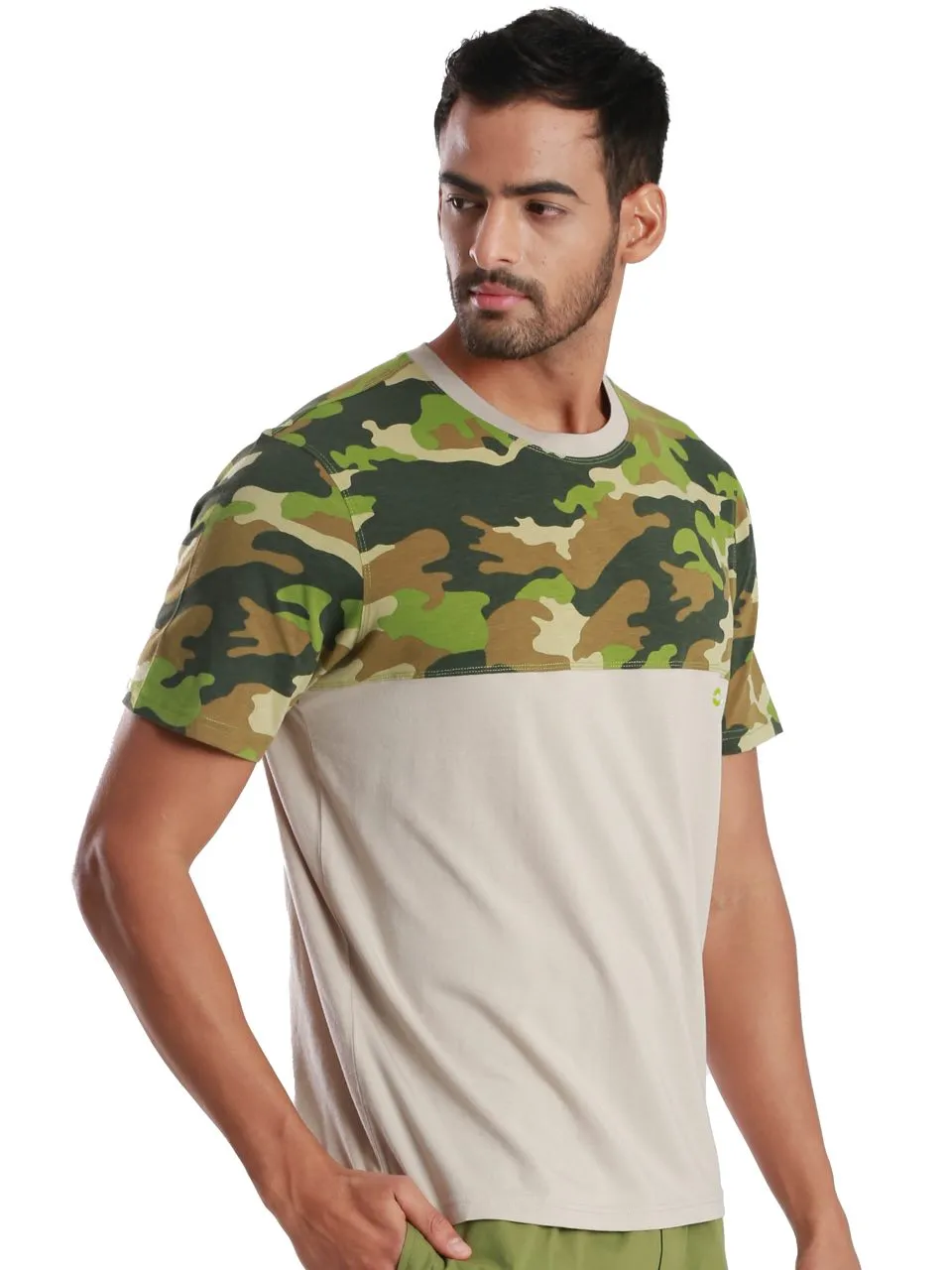 Camo Printed Organic Bamboo T-Shirt (Pack of 2)