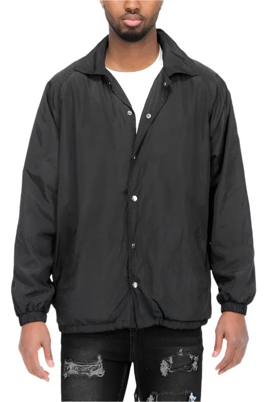 Casual Windbreaker Coaches Jacket