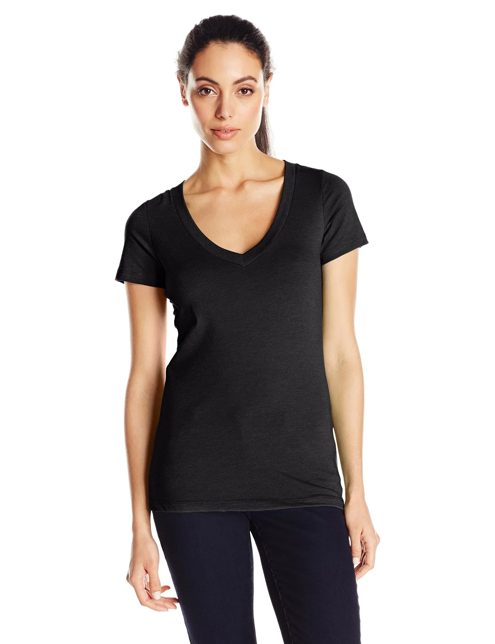 Clementine Women's Deep V-Neck Tee