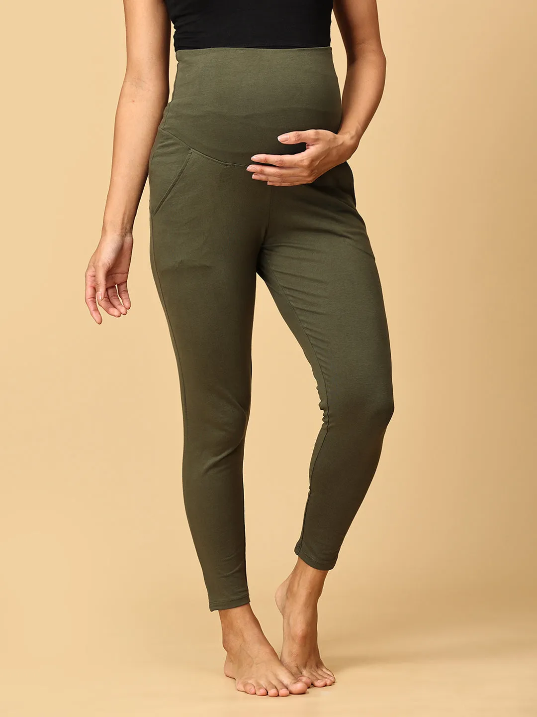 Comfy Maternity Leggings Combo of 2