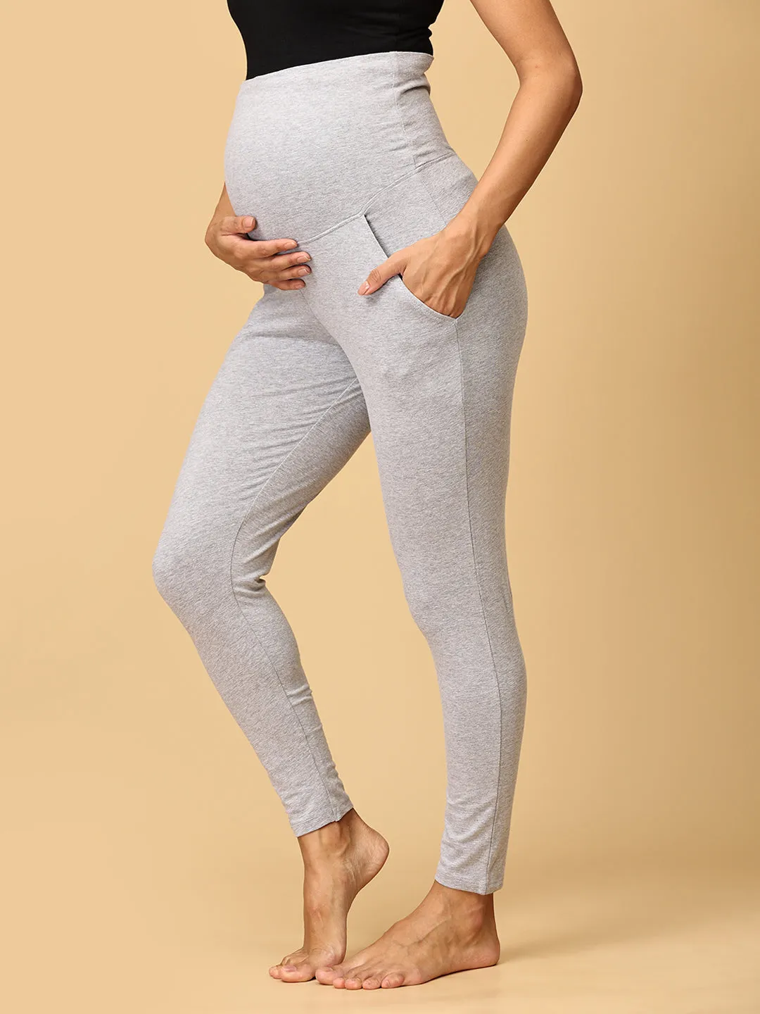 Comfy Maternity Leggings Combo of 2