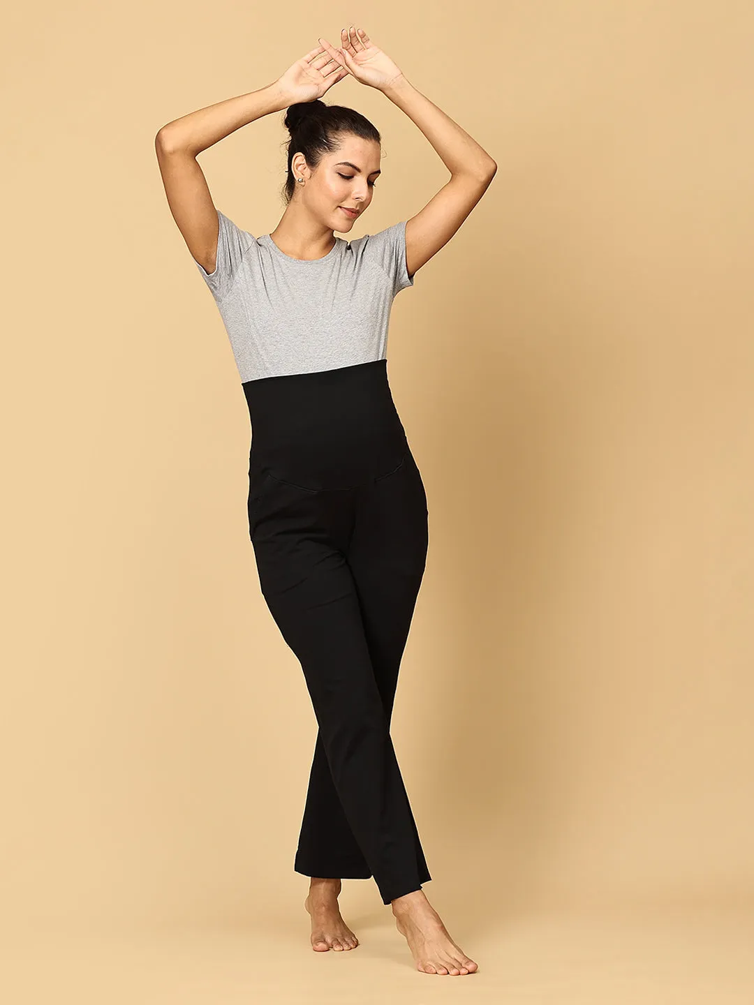 Comfy Maternity Regular Pants - Black