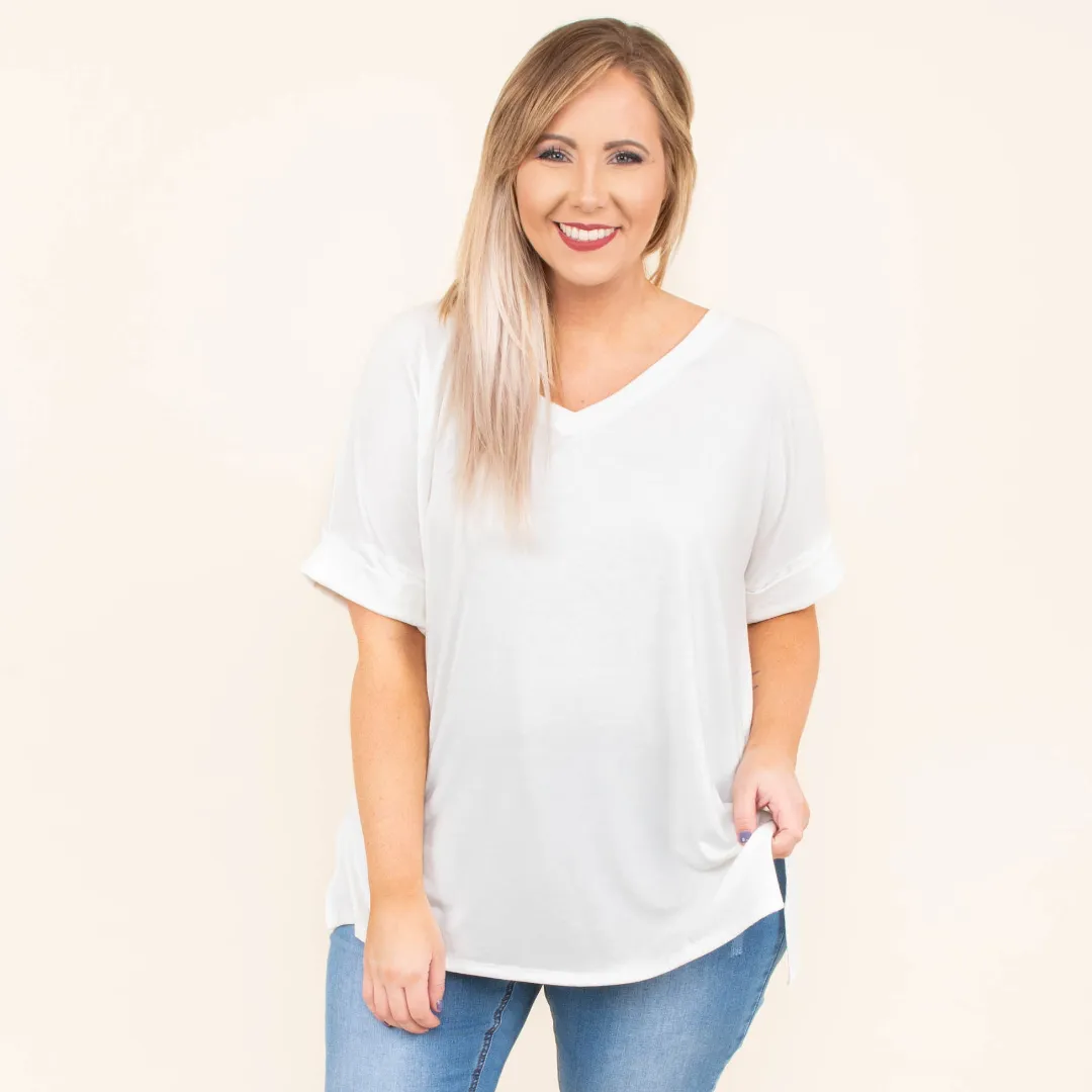 Comfy Travels Top, Ivory