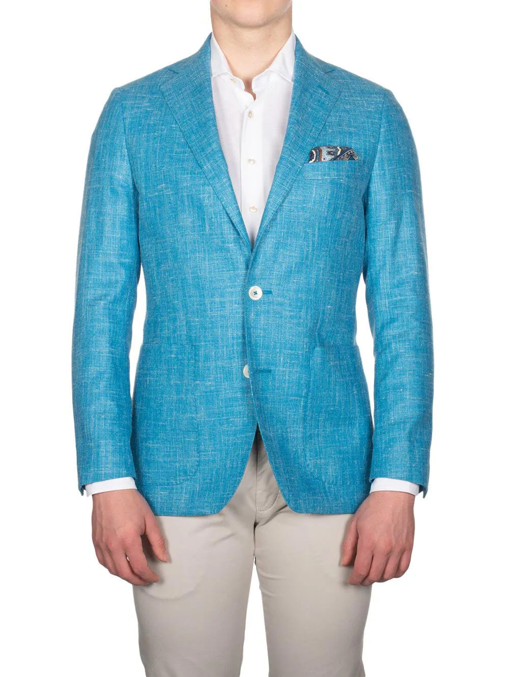 DelFino Half Lined Jacket Duck Egg