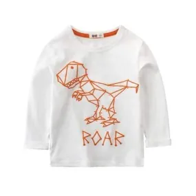 Dinosaur Printed Kids Boys Tees