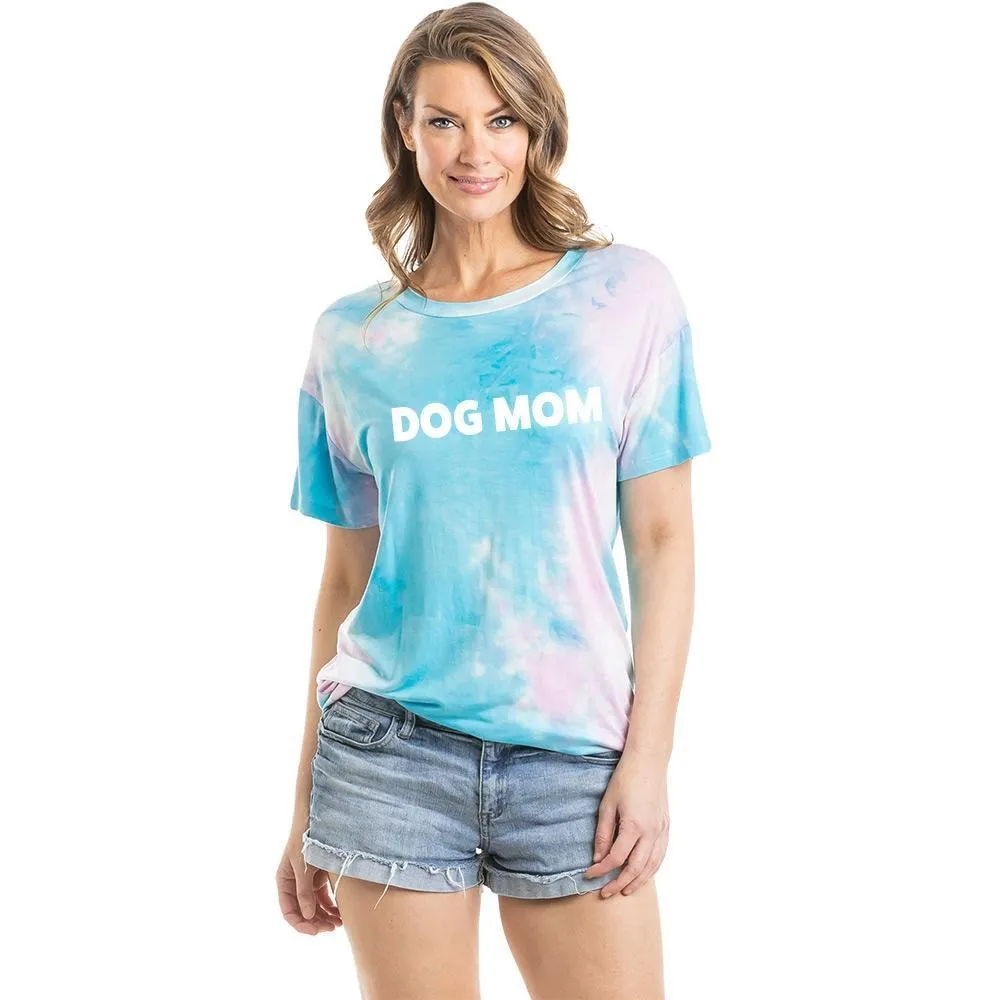 Dog mom Womens graphic t-shirts Tie dye 4 colors