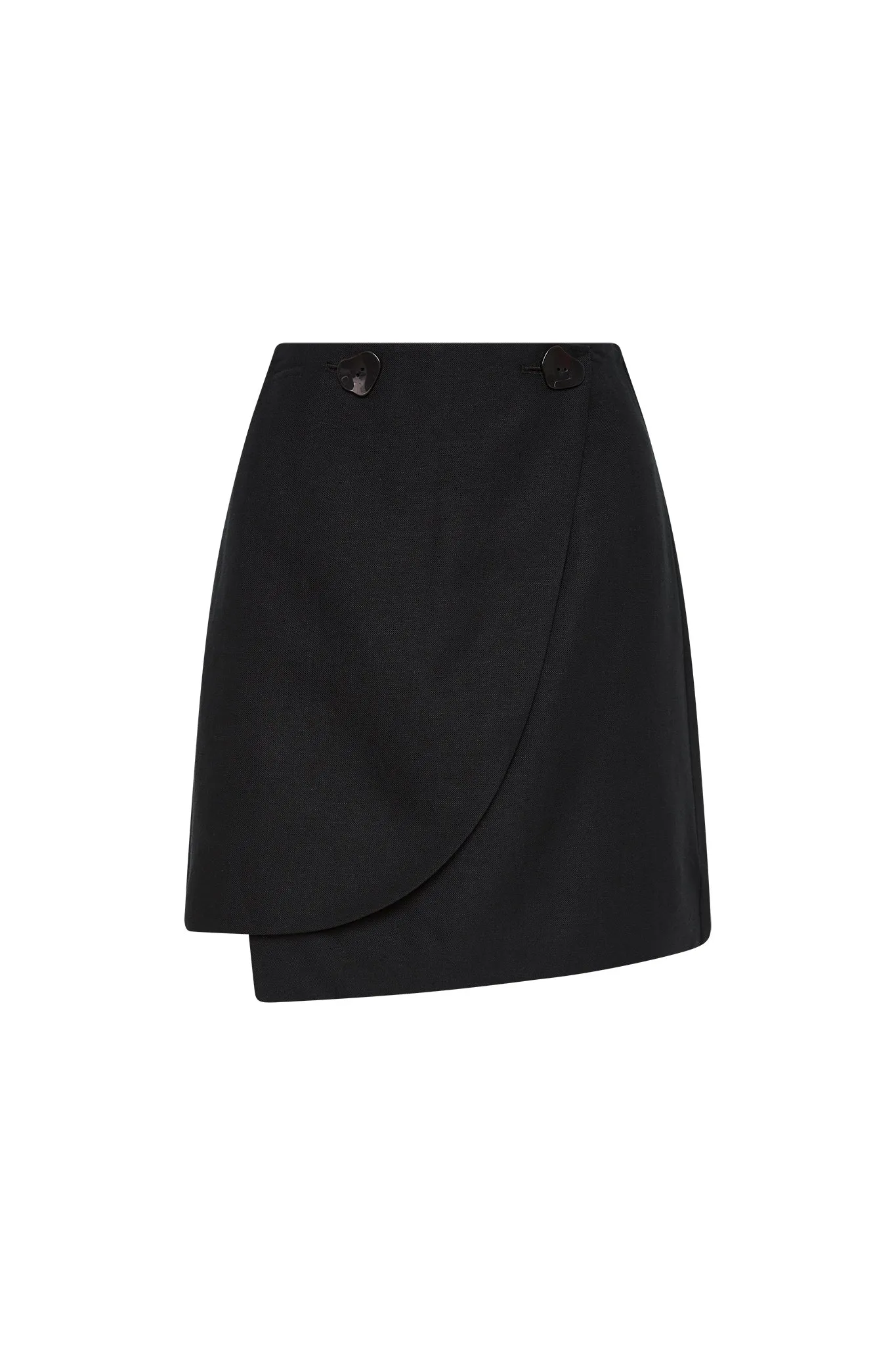 Flight Asymmetric Wrap Skirt