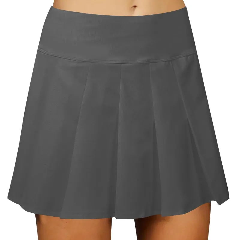 Golf Women's Tennis Skirts Pleated High Waisted White