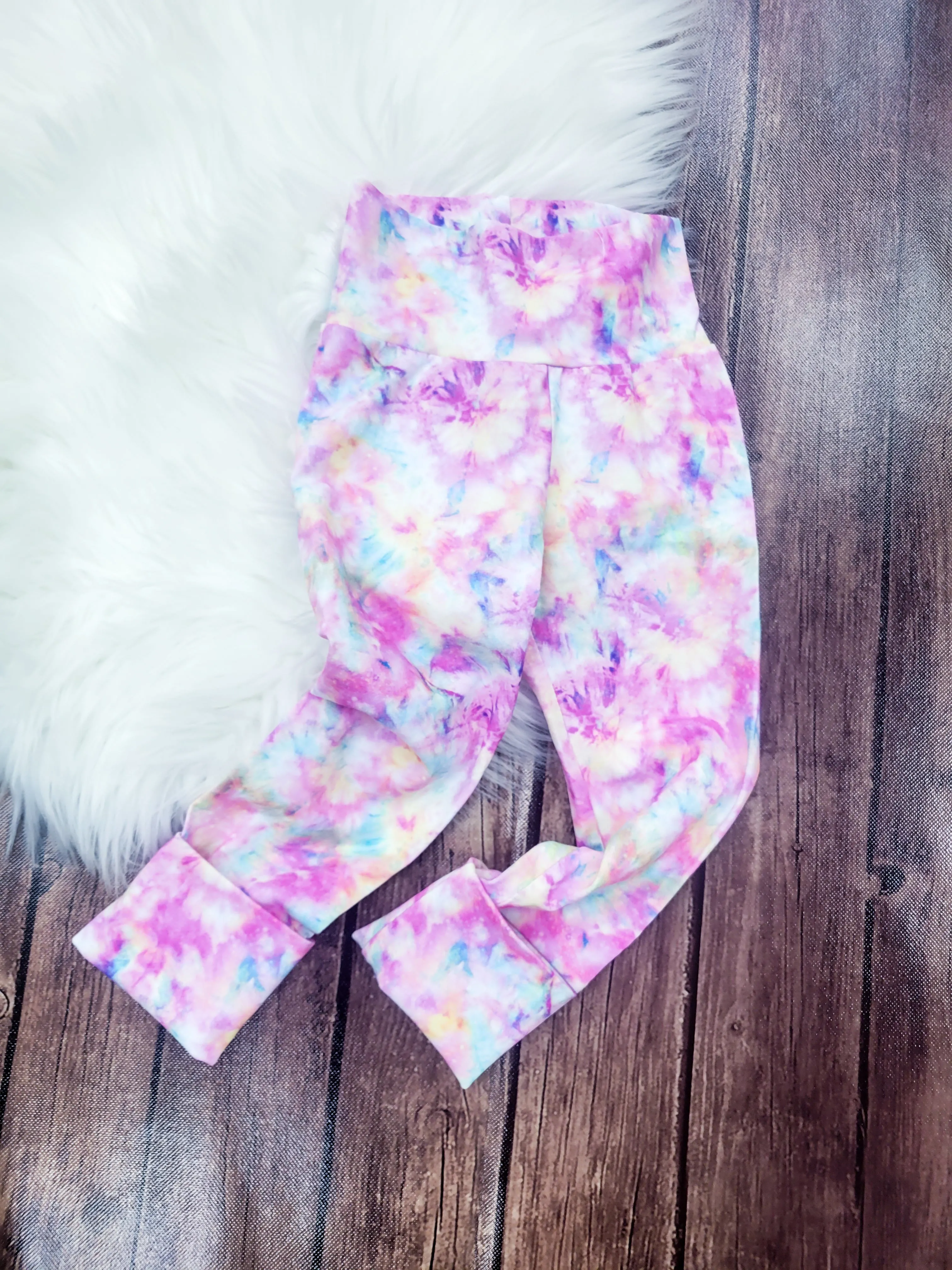 Grow with Me tie dye Print Leggings for Girls