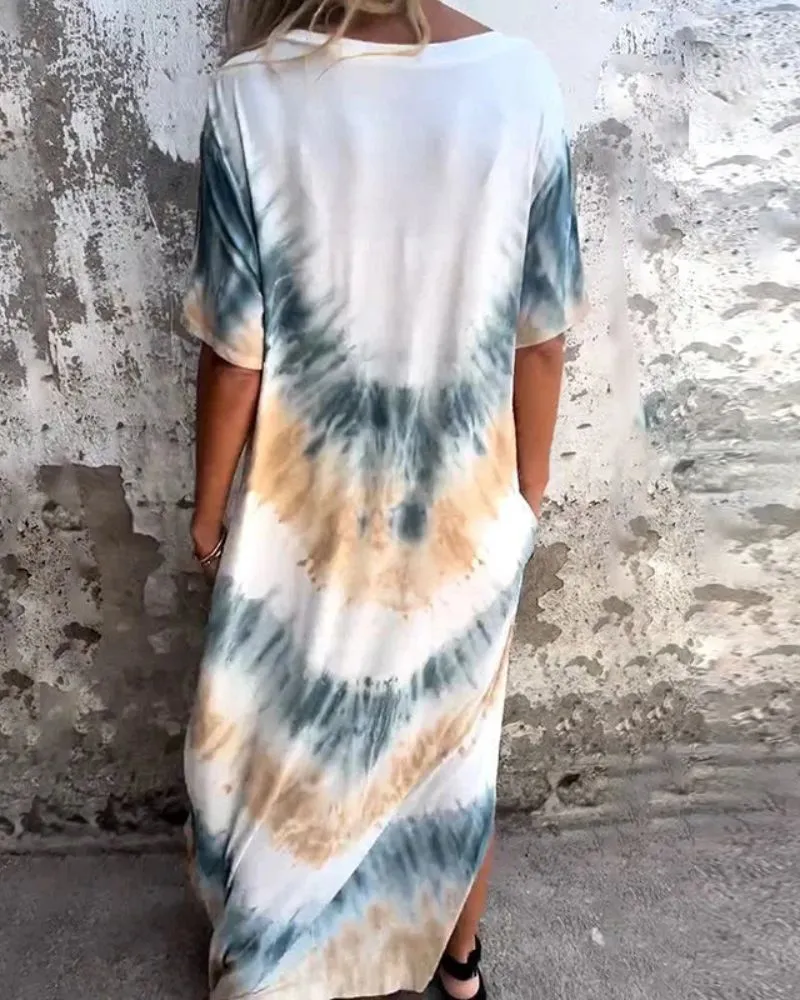 Jena | Tie Dye Boho Dress