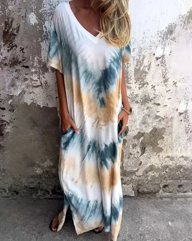 Jena | Tie Dye Boho Dress