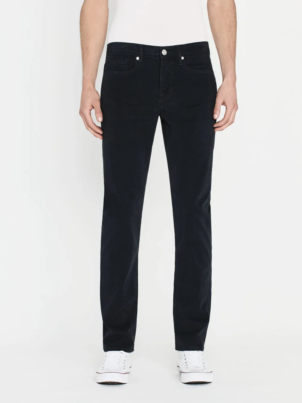 L'Homme Slim Brushed Twill -- Navy