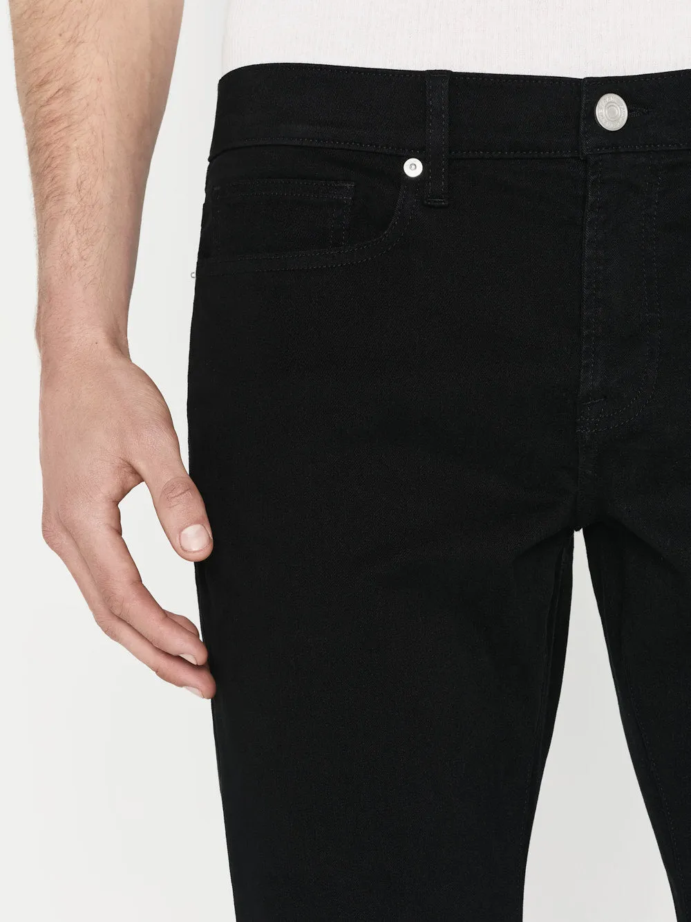 L'Homme Slim Brushed Twill -- Noir