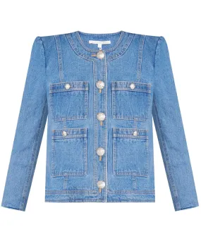 Light Indigo Ferazia Denim Jacket