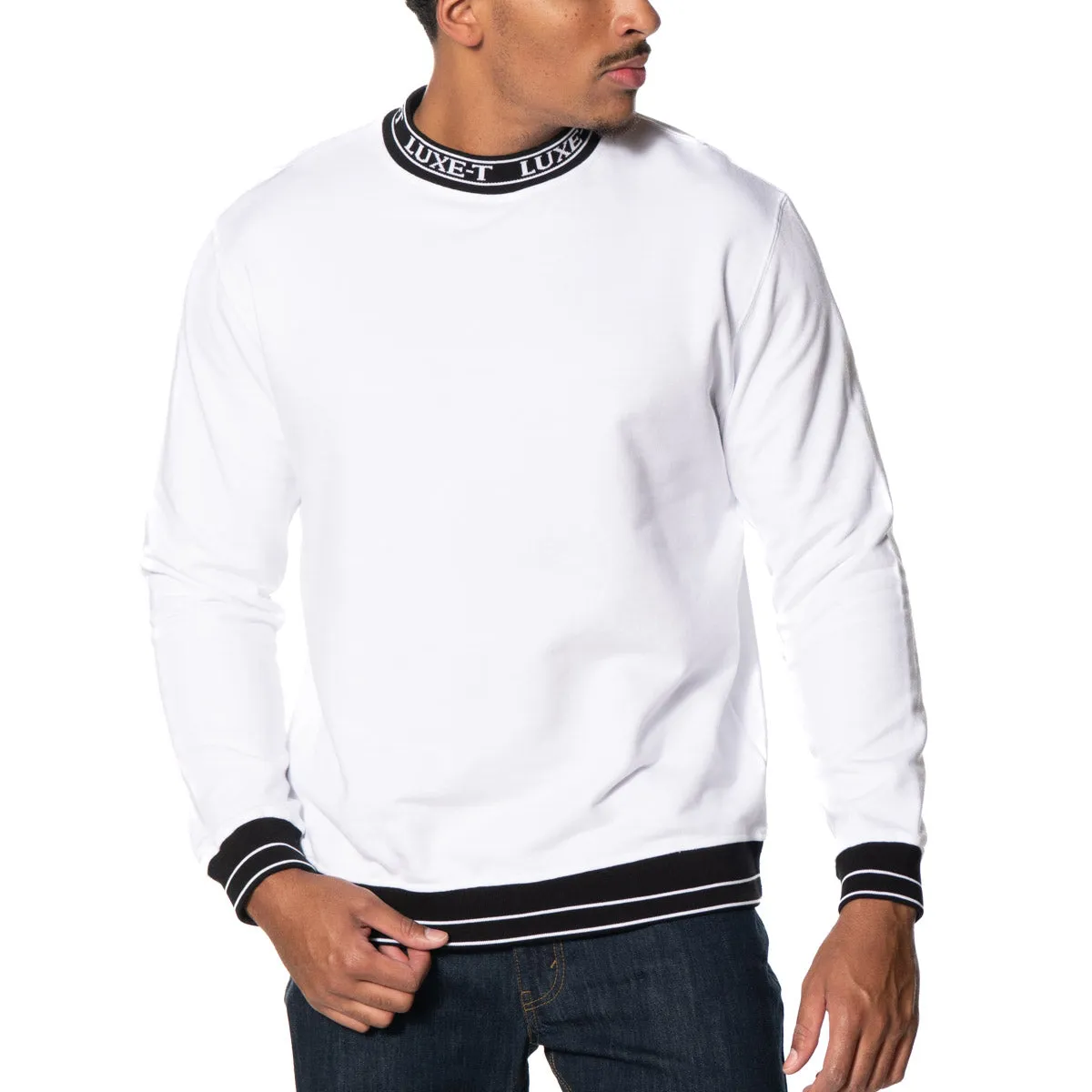 Logo Collar Sweatshirt