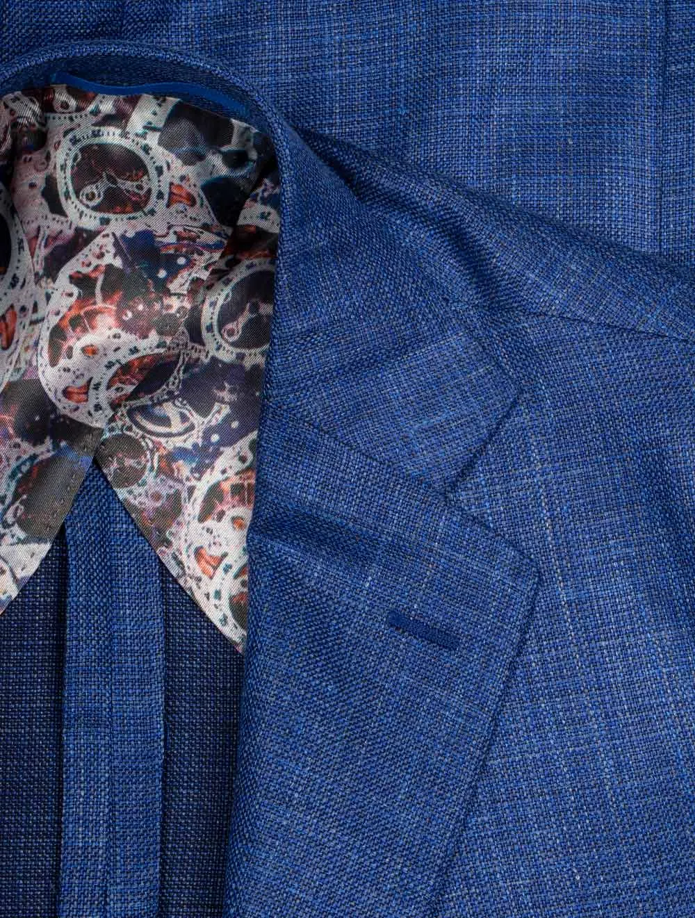 Loro Piana Wool Silk And Linen Jacket Blue