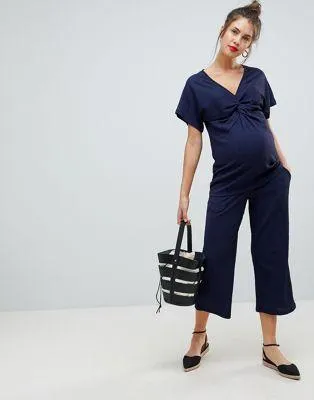 Mamalicious Relaxed Wide Leg PANTS Two-Piece