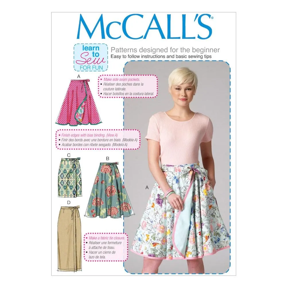 McCall's Pattern M7129 Misses' Skirts