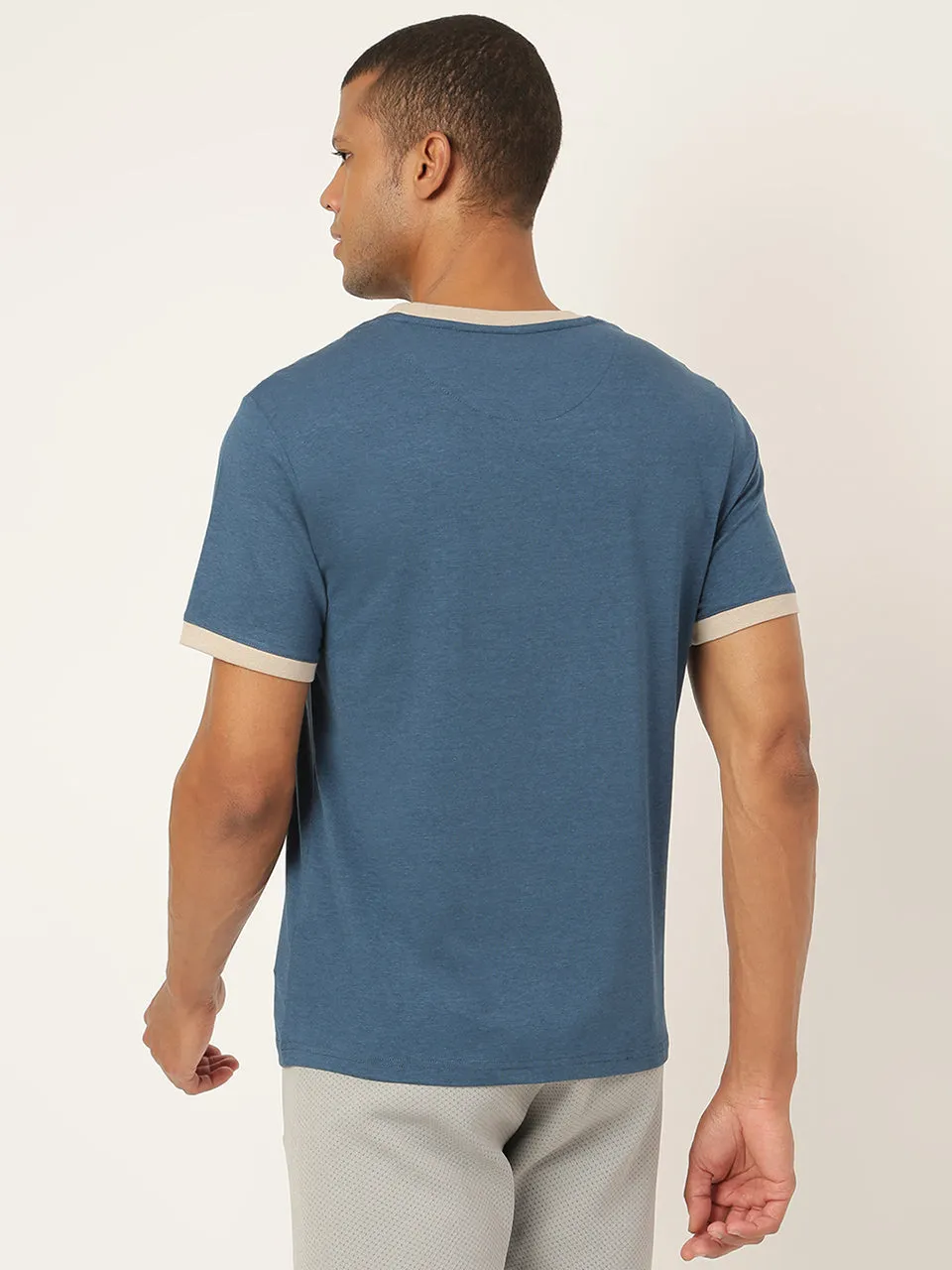 Men's Organic Bamboo Casual Tees - Crew Neck (Pack Of 1)