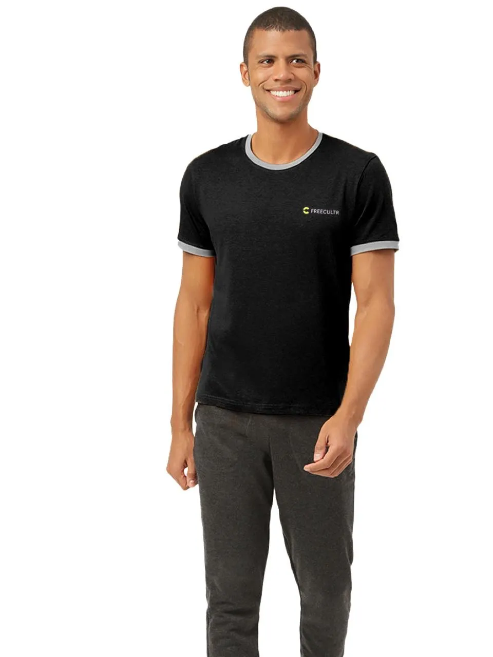 Men's Organic Bamboo Casual Tees - Crew Neck (Pack Of 1)