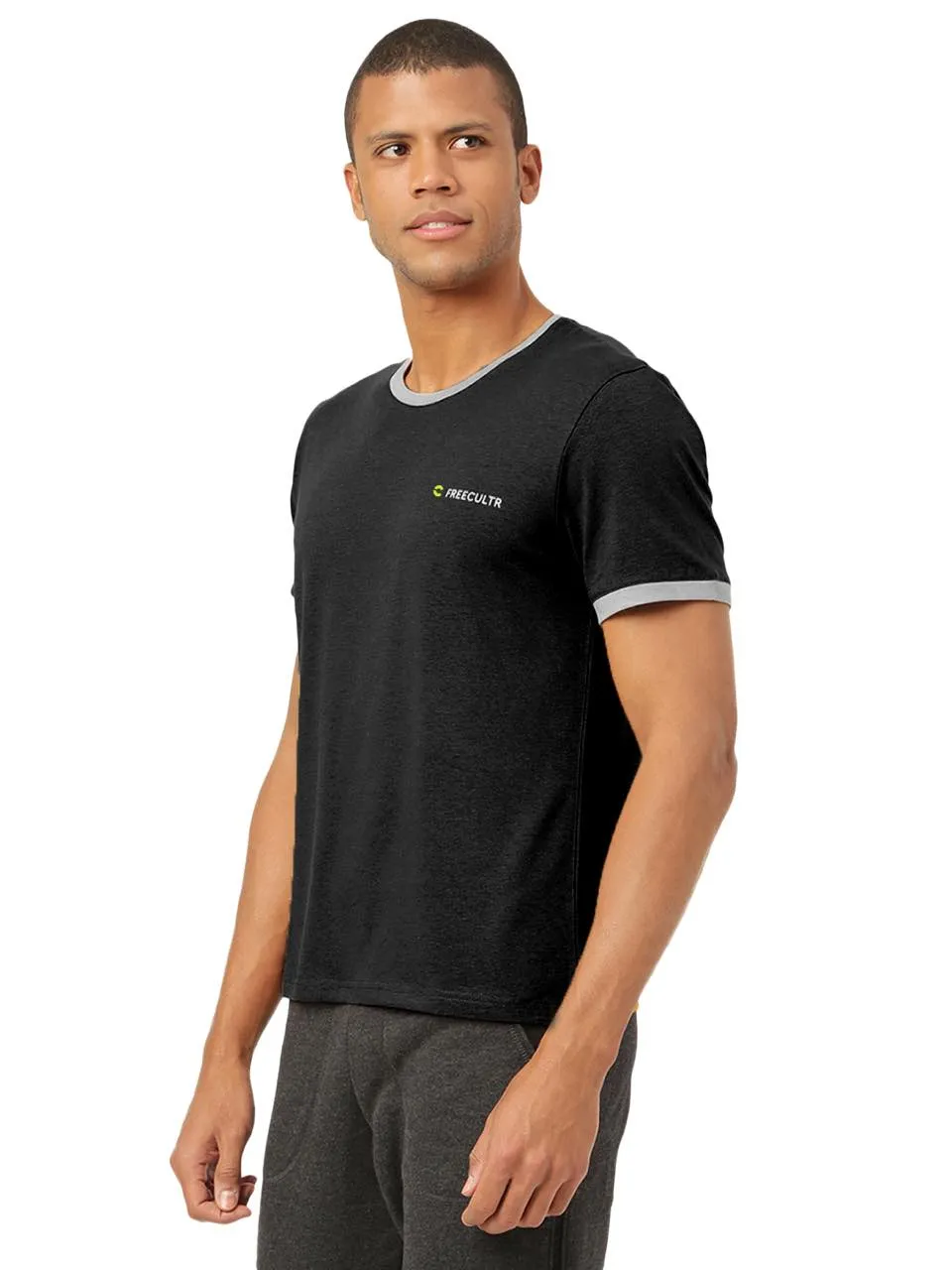 Men's Organic Bamboo Casual Tees - Crew Neck (Pack Of 1)