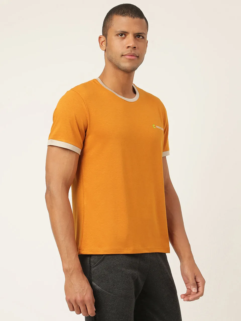 Men's Organic Bamboo Casual Tees - Crew Neck (Pack Of 1)