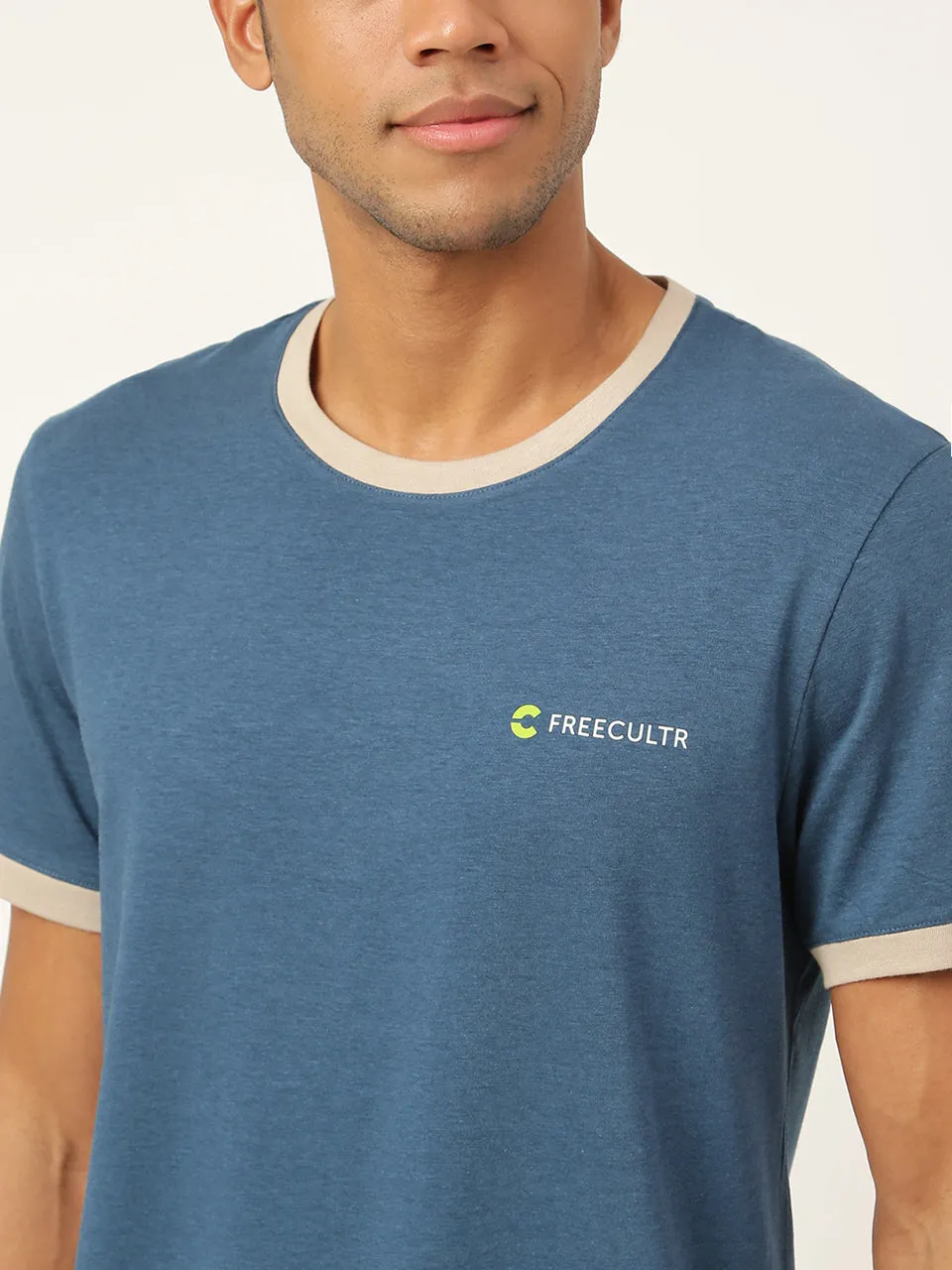 Men's Organic Bamboo Casual Tees - Crew Neck (Pack Of 1)