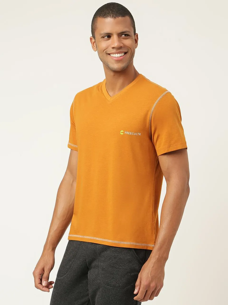 Men's Organic Bamboo Casual Tees - V Neck - (Pack of 2)