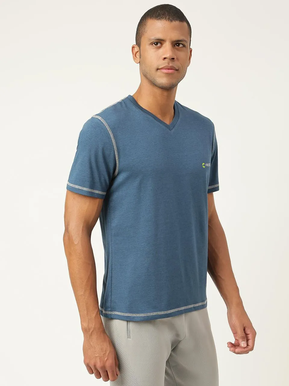 Men's Organic Bamboo Casual Tees - V Neck - (Pack of 2)