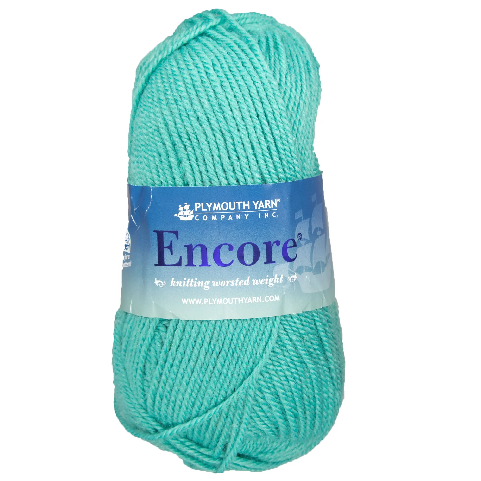 Plymouth Yarn Encore Worsted Yarn - 0459 Lagoon