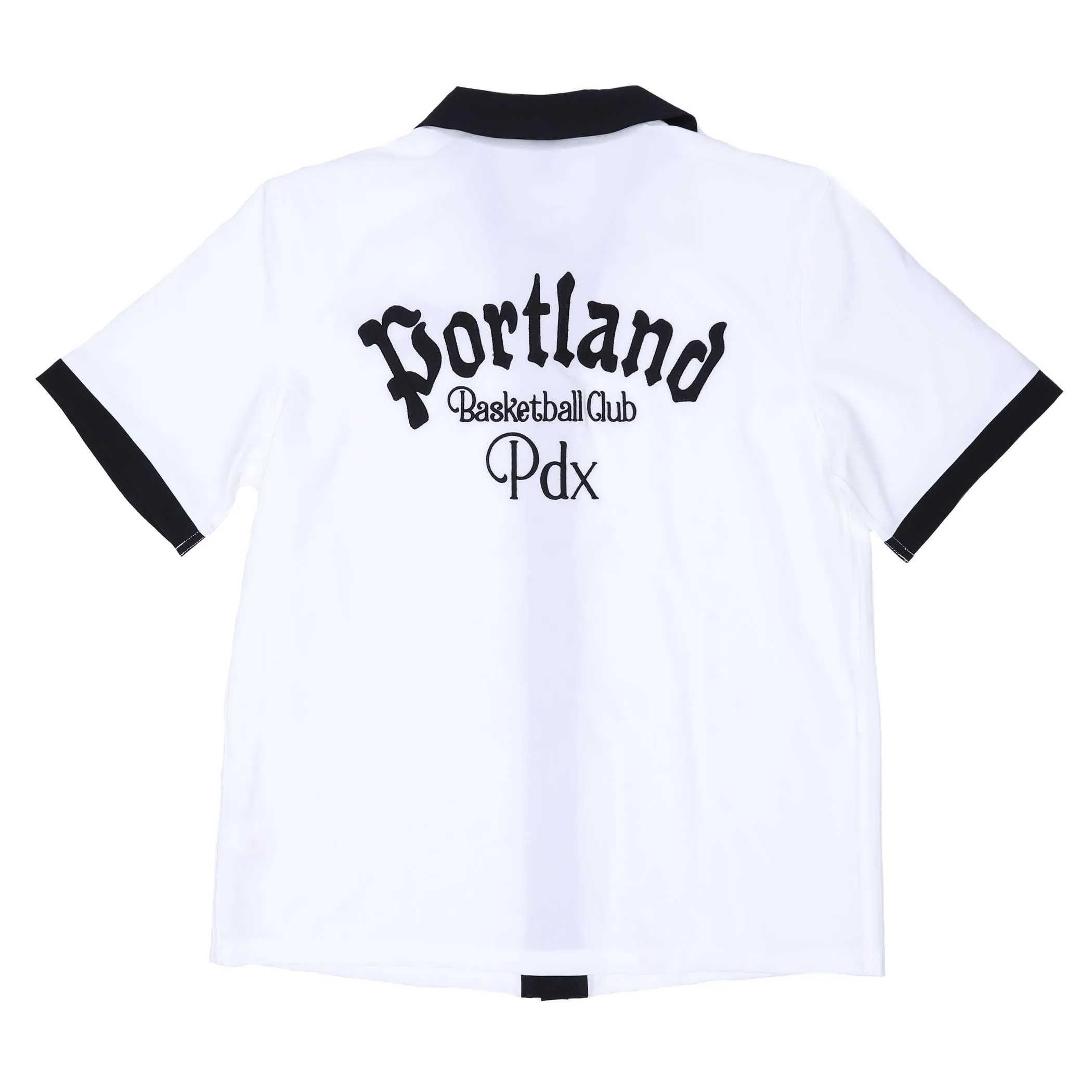 Portland Trail Blazers Wild Collective White Bowling Shirt