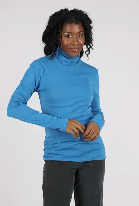 PRU Rib Turtleneck, French Blue