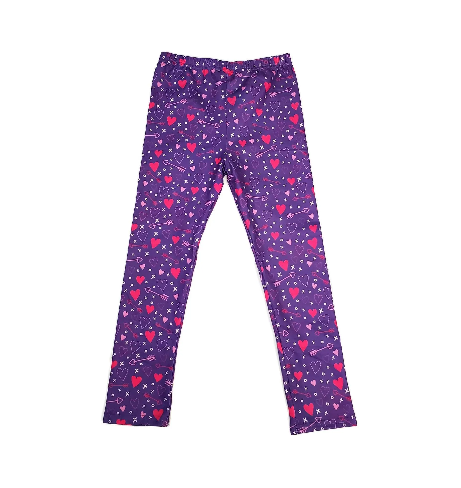 Purple Valentines Legging