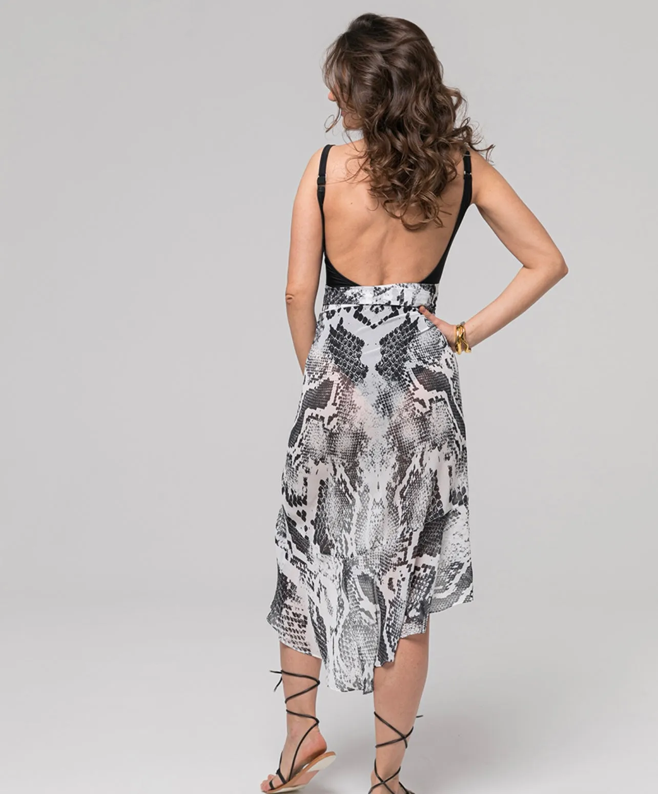 Python - Wrap Ruffle Skirt