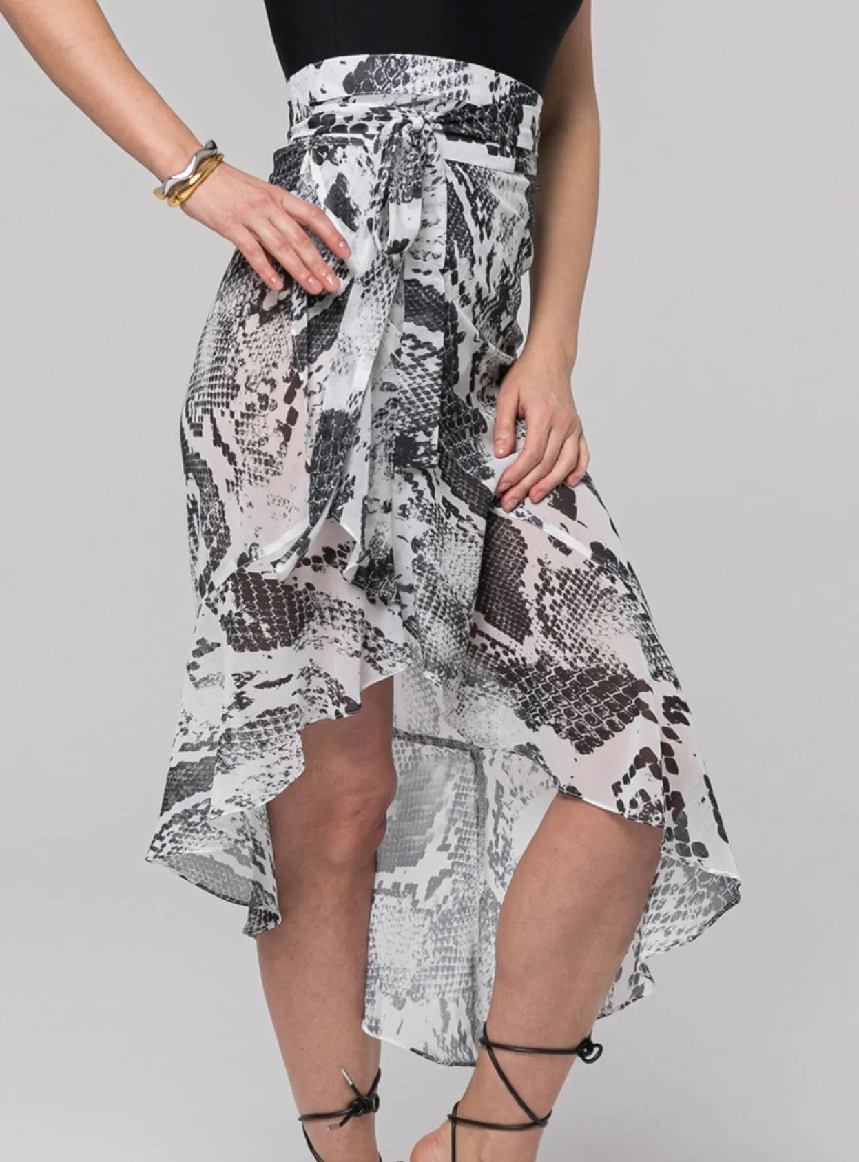 Python - Wrap Ruffle Skirt