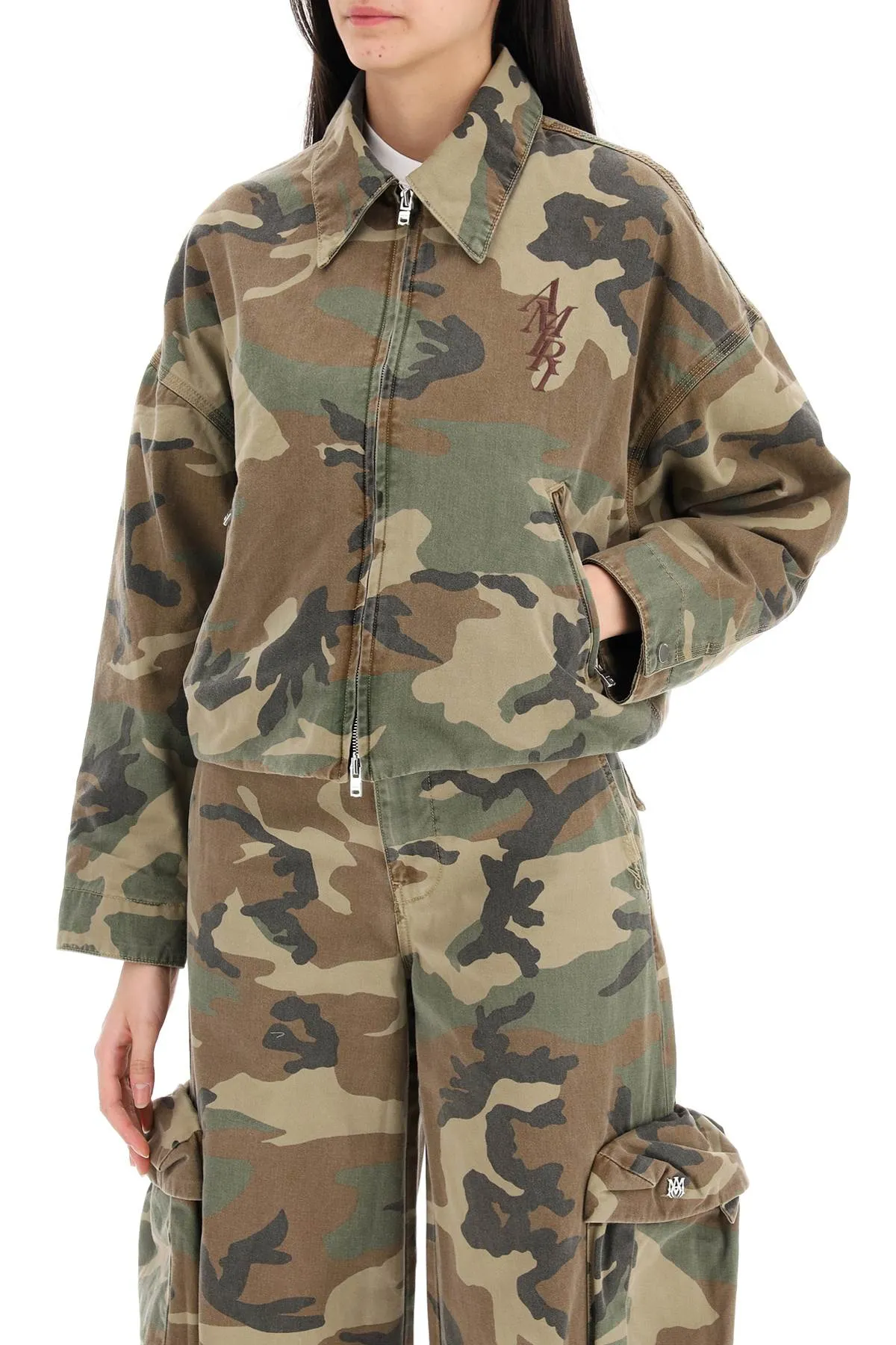 "workwear style camouflage jacket