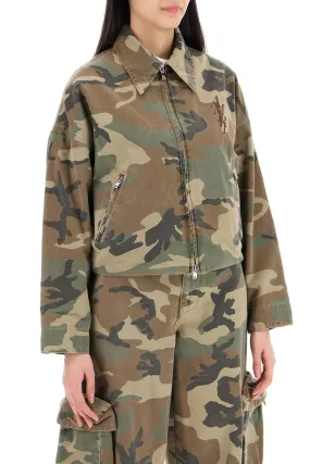 "workwear style camouflage jacket