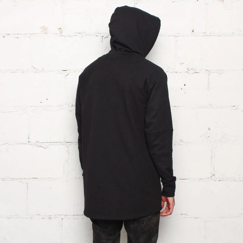 Rudimental Paneled Terry Hoodie Black