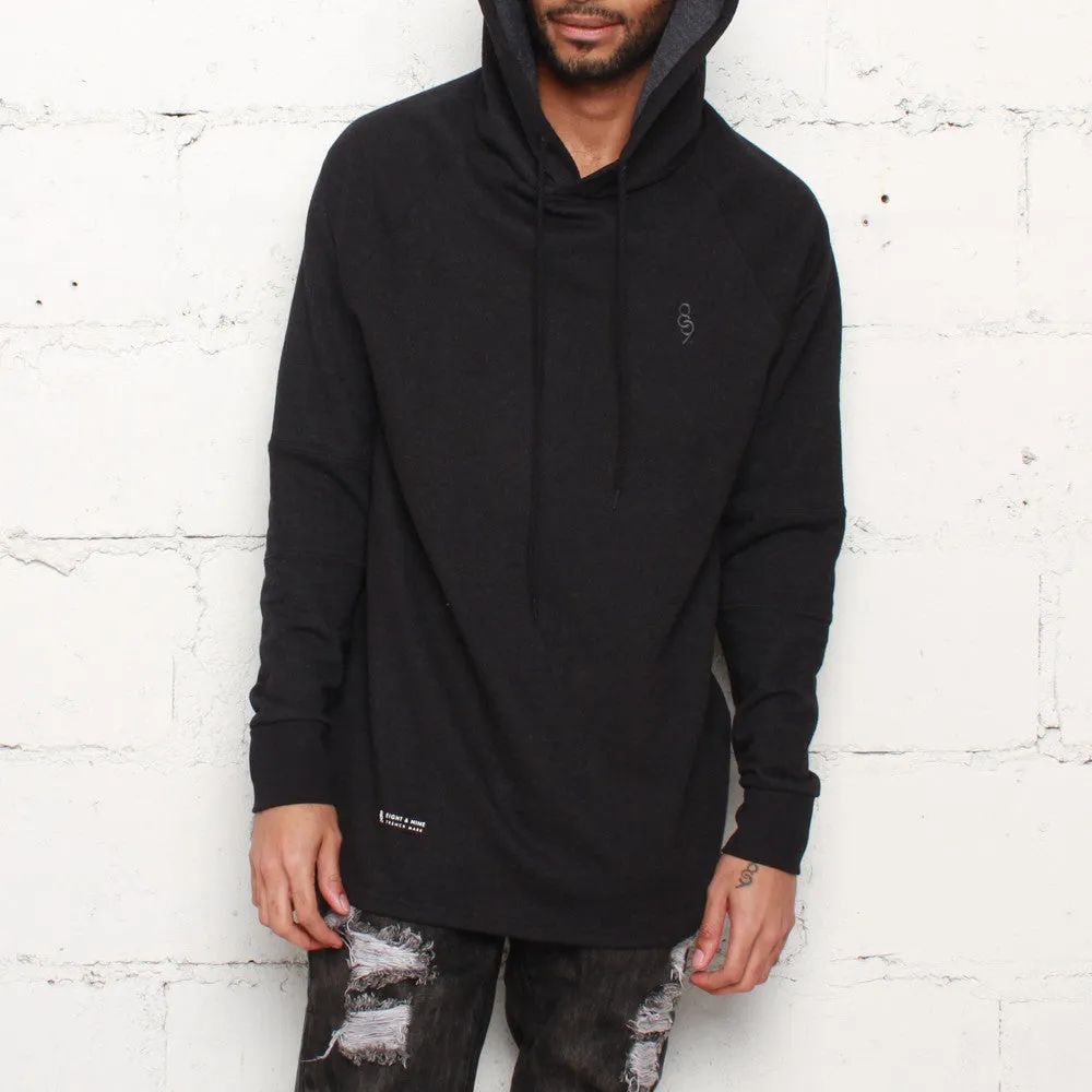 Rudimental Paneled Terry Hoodie Black