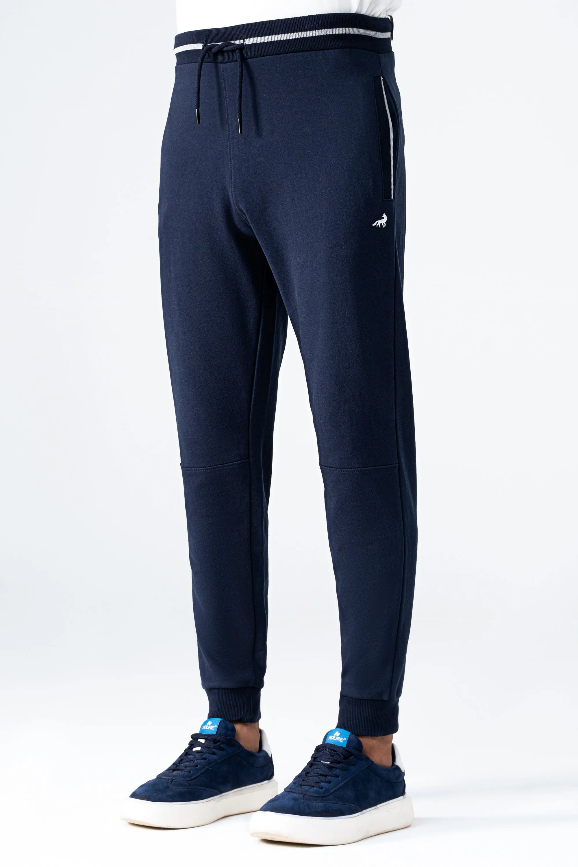 SIGNATURE TIPPING JOGGER TROUSER NAVY