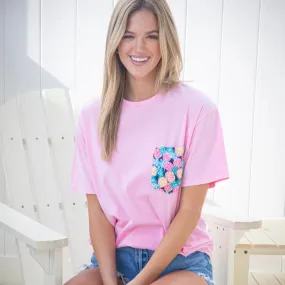 Simply Southern - Short Sleeve Pocket Tee, PINEAPPLE